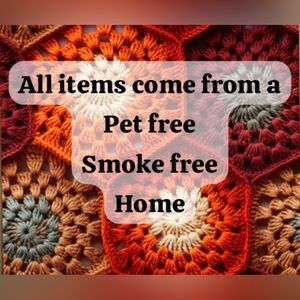 Shop with confidence! Smoke-free & Pet-free home